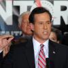 Einer landesweiten Umfrage zufolge unterstützen 30 Prozent der republikanischen Vorwähler den ehemaligen Senator Santorum. 