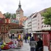 Volksfestatmosphäre herrschte gestern in der Landsberger Altstadt. Auf dem Georg-Hellmair-Platz stieg die „Oide Wiesn“, auf dem Hauptplatz und in der Ludwigstraße der Kreuzmarkt, der noch bis Dienstag geht.