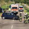 Schwerer Unfall am heutigen Sonntagnachmittag zwischen Riedheim und Leipheim.
