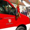Das neue Fahrzeug für die Feuerwehr im Blindheimer Ortsteil Wolpertstetten wurde voriges Jahr geweiht. In der Bürgerversammlung gab es die Anregung, eine einzige Wehr für alle drei Ortsteile einzurichten.