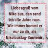 Nikolaus: Ein Spruch für Verliebte.