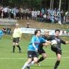Am Vatertag zum Frauenfußball. Eine imposante Kulisse verfolgte das Kreisliga-Spitzenspiel zwischen dem SSV Anhausen (im blauen Trikot Melissa Popfinger) und dem FC Königsbrunn. 
