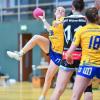 Die U16-Handballerinnen des TSV Schwabmünchen (am Ball Luisa Merkle) kämpfen um den Einzug ins Achtelfinale um die deutsche Meisterschaft.