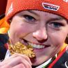 Carina Vogt holte Gold im Skispringen.