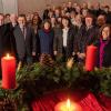 Der Günzburger Stadtrat informierte sich im Pfarrheim St. Martin über die Arbeit der Kirchengemeinden und traf sich anschließend zu einer Besinnung mit Andacht und Musik in der Pfarrkirche. 