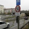 In diesem Bereich der B17 im Augsburger Stadtgebiet sind statt 60 nur noch 50 Stundenkilometer erlaubt. 
