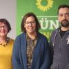 Der neue Ortsverband der Grünen in Wertingen mit (von links) Karin Klingler (Schriftführerin), Hertha Stauch (Vorsitzende) und Stadtrat Peter Hurler (Vorsitzender).