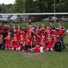 Jubel bei der SpVgg Brachstadt-Oppertshofen: Die Fußballerinnen holten sich die Meisterschaft in der Kreisliga Donau.  	