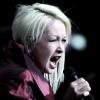 Cindi Lauper patzte bei der amerikanischen Hymne. dpa