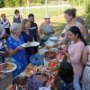 Die Kulturküche WaDoh feierte mit einem internationalen Buffet ihre Vereinsgründung. 