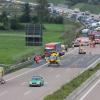 Auf der A8 zwischen den Anschlussstellen Günzburg und Burgau hat sich in Richtung München ein schwerer Unfall ereignet.