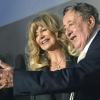 US-Filmstar Goldie Hawn und der österreichische Unternehmer Richard Lugner freuen sich auf den Opernball.