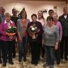 Vorsitzender Wolfgang Itzelberger und Zweiter Bürgermeister Reinhard Uhl ehrten langjährige Mitglieder des VfL Großkötz: Hedi Pilhofer, Stephan Kutschera, Karin Baur, Adelheid Hafner, Saskia Ruprecht, Marianne Odenwald, Leonhard Lipp , Charlotte Fischer, Jovan Jovanovic, Felix Geißendörfer (Zweiter Vorsitzender) und Gottfried Bergmüller (alle von links). 	 	