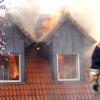 Brand eines Wohnhauses im Dillinger Stadtteil Steinheim Samstagvormittag 24. September