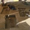 Die Archäologen fanden Überreste mehrerer Bestattungen.