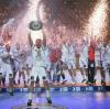 Der THW Kiel feiert die 20. Handball-Meisterschaft.