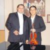 Jerome Weiss (links) und Sandro Roj (rechts) begeisterten in der Alten Synagoge in Binswangen. 