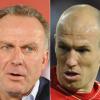 Bayerns Vorstandsvorsitzender Karl-Heinz Rummenigge geht davon aus, dass Arjen Robben seinen Vertrag bei den Münchnern verlängert.