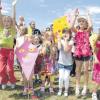 Häschen hüpf: Alle Buben und Mädchen machten beim Kinderfest in Syrgenstein begeistert mit. 