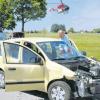 Der Fiat Panda als auch das umgekippte Wohnmobil haben einen Totalschaden. Ein Hubschrauber brachte die Pkw-Fahrerin nach München. 