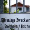 Die Kläranlage Steinheim/Holzheim hat noch eine Betriebserlaubnis bis Ende 2027. Wie es danach weitergeht, ist unklar.  	