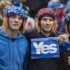 Diese Schotten sagten im September 2014 "Yes" - sie waren für eine Loslösung von England. Ein zweiter Versuch gilt jetzt als nicht unwahrscheinlich.