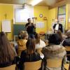 Auch an der Mittelschule in Mindelheim informierten sich Eltern ud Schüler bei einem Aktionstag über verschiedene Berufe. Vertreter von insgesamt 19 Betrieben berichteten über ihre Angebote.