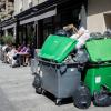Der Müll hat sich in den letzten Tag angehäuft in Paris.