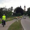 Im Rahmen der Aktion Stadtradeln im Landkreis Neu-Ulm gab es eine Radtour mit dem Landrat nach Roggenburg.