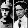 Freunde seit der Jugendzeit: Caspar Neher (links, etwa 1917) und Bertolt Brecht (1918).