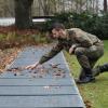 Der Tod von Bundeswehrsoldaten ist bislang in der Öffentlichkeit kein Thema. Doch bei der Vorbereitung des Volkstrauertages sprechen  trauernde  Kameraden darüber.  