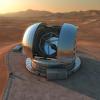 Das Extremely Large Telescope (ELT) in der Atacama-Wüste im Norden von Chile (Computersimulation).