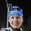 Magdalena Neuner lief in Nove Mesto auf Rang drei. Foto: Martin Schutt dpa