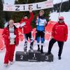 SC-Vorsitzender Volker Krenkel (links) und Rennleiter Josef Frieß (rechts) gratulierten den neuen Mindelheimer Stadtmeistern Luca Milhard und Florian Burig.