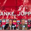 75 Minuten dauerte die Abschiedspressekonferenz von Jupp Heynckes in München.