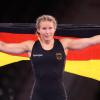 Aline Rotter-Focken holte im Ringen eine Goldmedaille für Deutschland. Das macht sich natürlich auch im Medaillenspiegel bemerkbar.