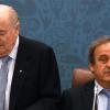 Kann UEFA-Chef Michel Platini (rechts) noch Nachfolger des derzeitigen Fifa-Präsidenten Joseph Blatter werden?