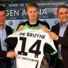 Kevin De Bruyne trägt künftig das Trikot des VfL Wolfsburg.