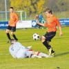 Chancen hatte der SV Wulfertshausen (orange) im Derby gegen den FC Stätzling II genug – doch am Ende reichte es für den SVW gegen die noch sieglosen Stätzlinger nur zu einem 3:3-Unentschieden.   