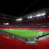 Blick ins Londonder Wembley-Stadion: Hier soll am 11. Juli das EM-Finale stattfinden.  	 	