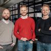 Die Autoexperten, die sich Autoixpert nennen: Andreas Schliefer, Steffen Langer und Mark Langer (von links) haben eine Firma für Unfallsachverständigen-Software gegründet.  	