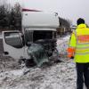 Auf der B12 zwischen Kaufbeuren und dem Ortsteil Neugablonz ist es am Montagabend zu einem schweren Verkehrsunfall gekommen.