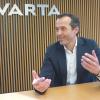 Varta-Chef Markus Hackstein setzt darauf, dass es bald wieder aufwärts geht: "Wir glauben an den Standort, wir glauben an unsere Qualität made in Germany."