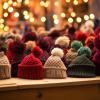 Auch Wollwaren wie Mützen und Schals werden auf dem Weihnachtsmarkt in Bobingen 2023 verkauft.