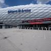 Die Allianz Arena, Stadion des Fußball-Bundesligisten FC Bayern München.
