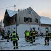 Feuerwehrleute mussten einen Zimmerbrand in Stetten löschen.