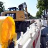 Zu teilweisen Sperrungen komm es derzeit wegen Bauarbeiten in der Augsburger Straße in Gersthofen.