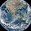 NASA: «Die blaue Murmel 2012» zeigt vor allem Nord- und Mittelamerika und wurde kürzlich vom Satelliten «Suomi NPP» aufgenommen. Foto: NASA/NOAA/GSFC/Suomi NPP/VIIRS/Norman Kuring dpa