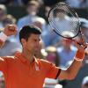 Der Serbe Novak Djokovic freut sich darüber, Spanier Rafael Nadal im Viertelfinale bei den French Open besiegt zu haben.