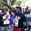 Brunswick im US-Bundesstaat Georgia: Demonstranten fordern im Fall des Todes von Ahmaud Arbery Antworten der Justiz.